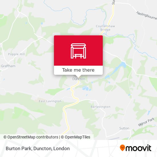 Burton Park, Duncton map