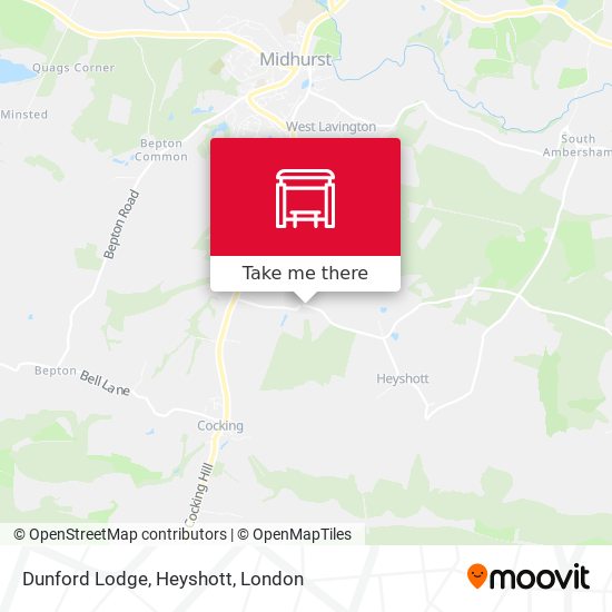 Dunford Lodge, Heyshott map