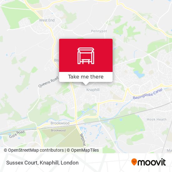 Sussex Court, Knaphill stop - Routes, Schedules, and Fares