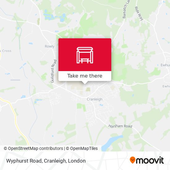 Wyphurst Road, Cranleigh map