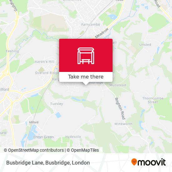 Busbridge Lane, Busbridge map