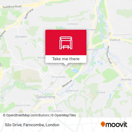 Silo Drive, Farncombe map