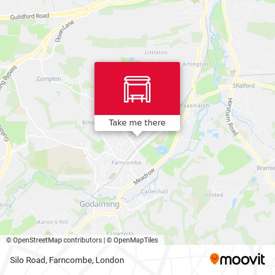 Silo Road, Farncombe map