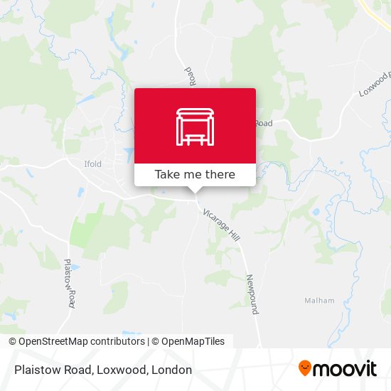 Plaistow Road, Loxwood map