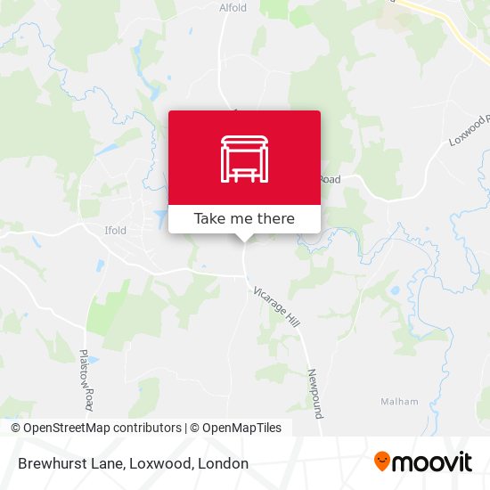 Brewhurst Lane, Loxwood map