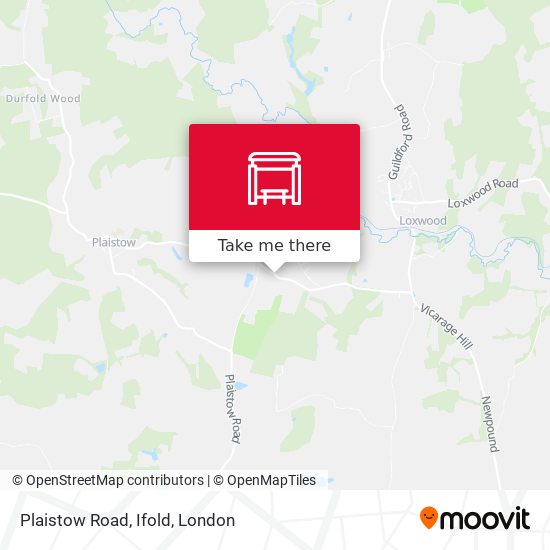 Plaistow Road, Ifold map