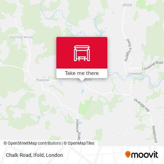 Chalk Road, Ifold map