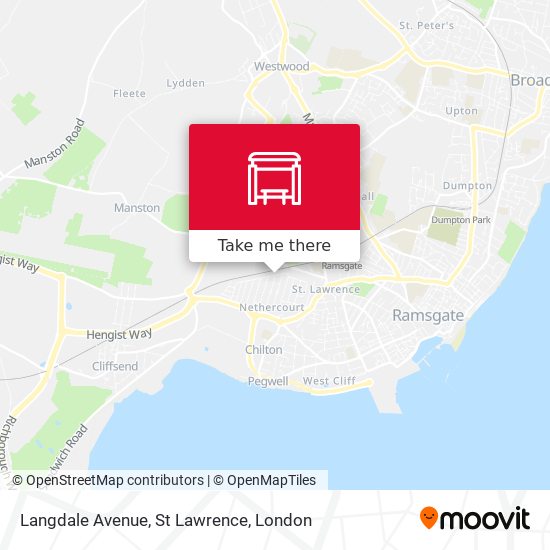Langdale Avenue, St Lawrence map