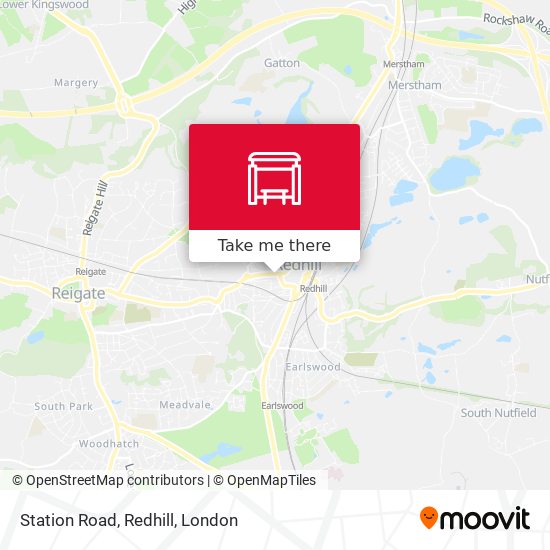 Station Road, Redhill map