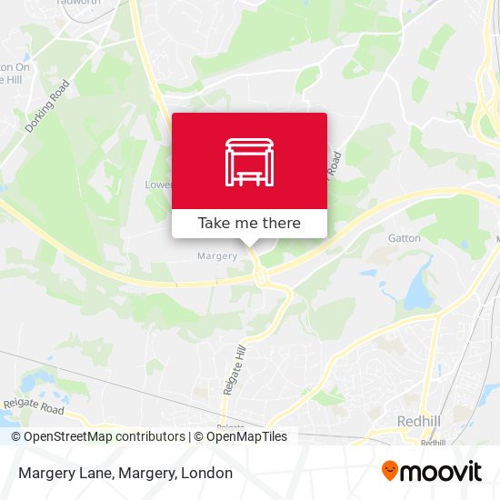 Margery Lane, Margery map
