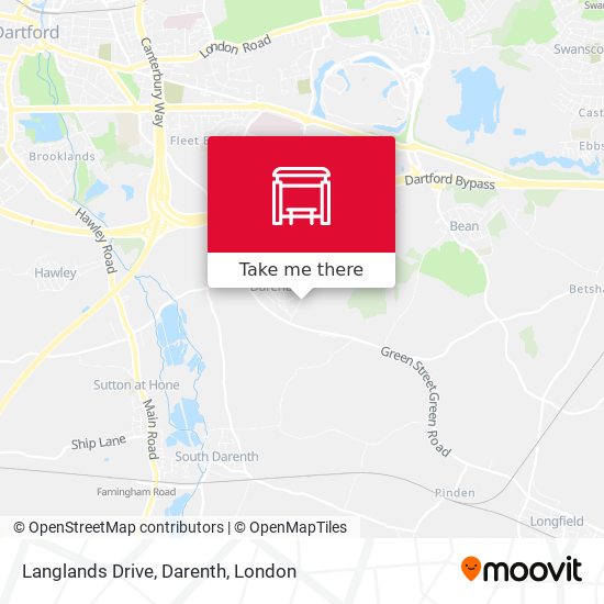 Langlands Drive, Darenth map