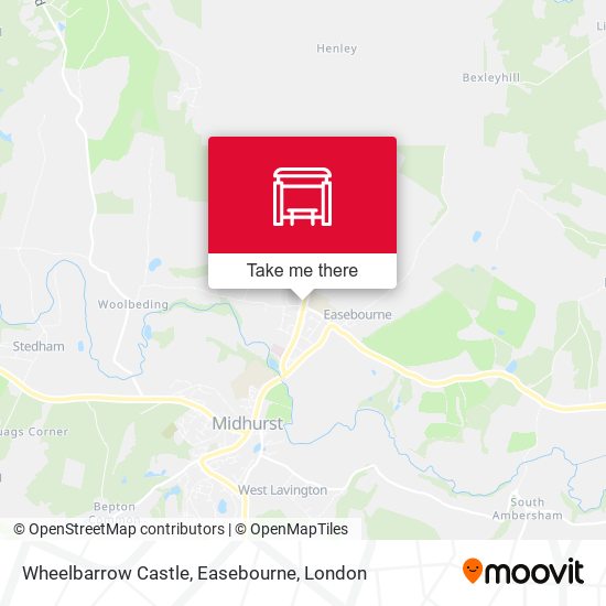 Wheelbarrow Castle, Easebourne map