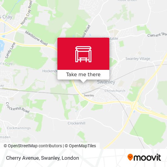 Cherry Avenue, Swanley map