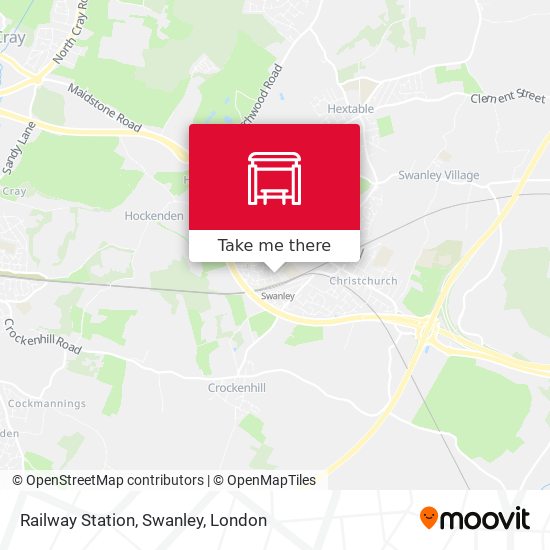 Railway Station, Swanley map