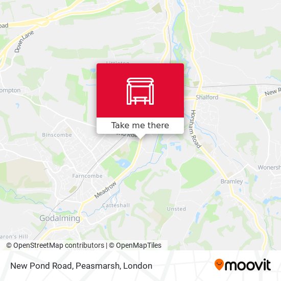 New Pond Road, Peasmarsh map