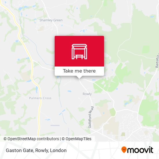 Gaston Gate, Rowly map