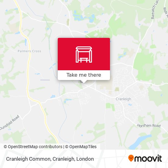 Cranleigh Common, Cranleigh map