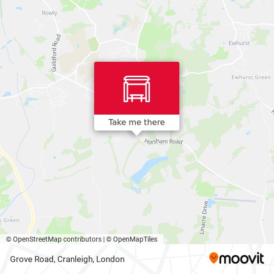 Grove Road, Cranleigh map