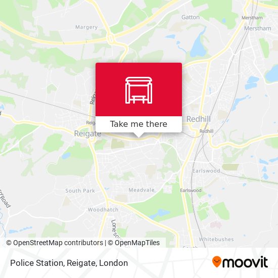 Police Station, Reigate map