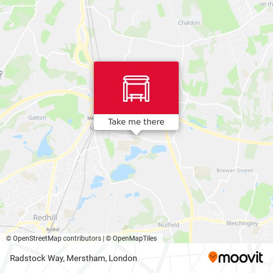Radstock Way, Merstham map