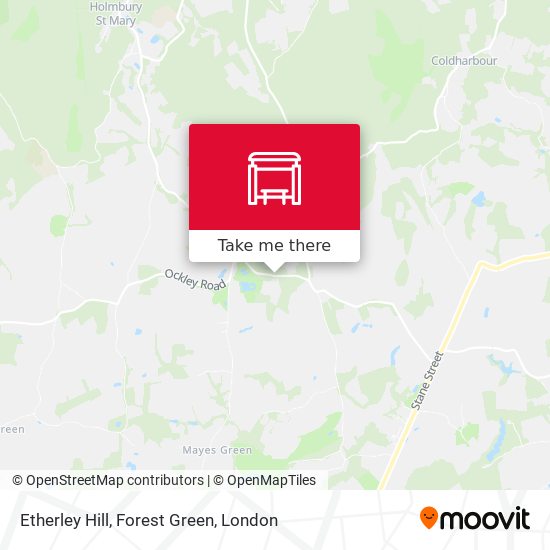 Etherley Hill, Forest Green map