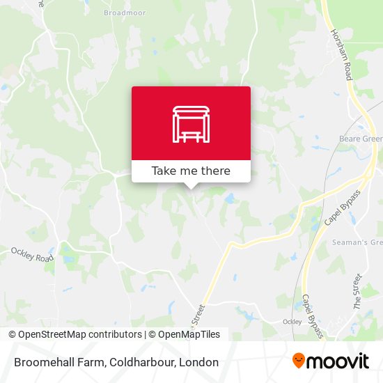 Broomehall Farm, Coldharbour map