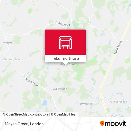Mayes Green map