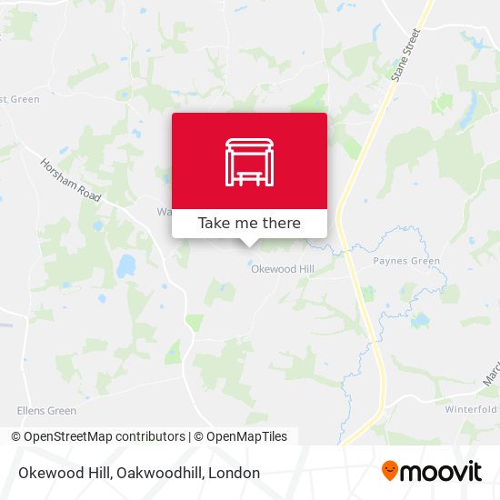 Okewood Hill, Oakwoodhill map