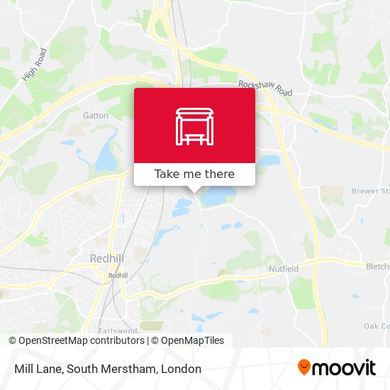 Mill Lane, South Merstham map