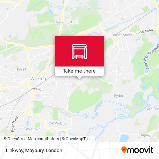 Linkway, Maybury map
