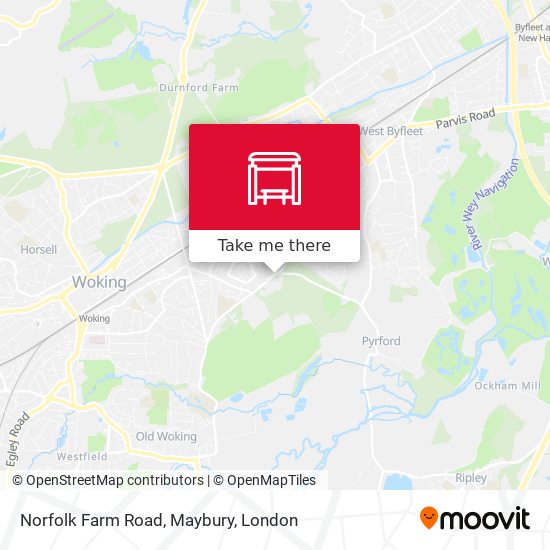 Norfolk Farm Road, Maybury map