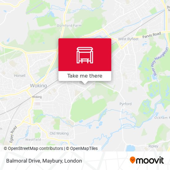 Balmoral Drive, Maybury map