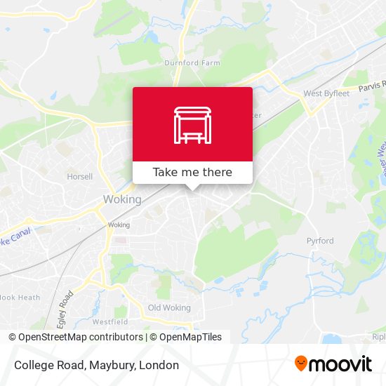 College Road, Maybury map
