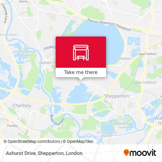 Ashurst Drive, Shepperton map