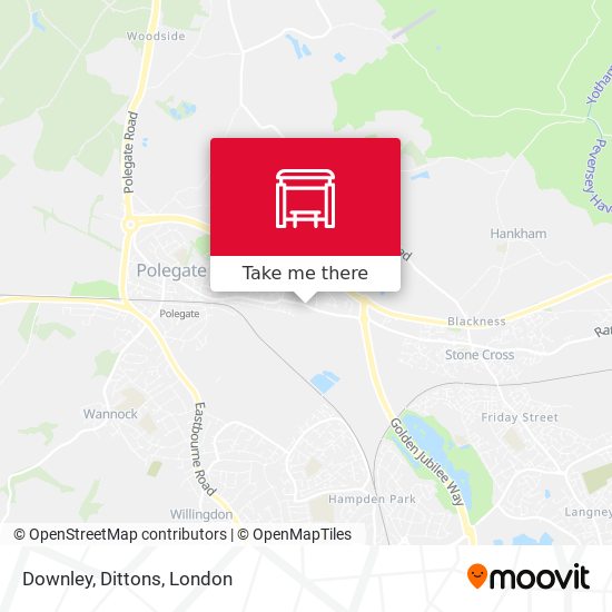 Downley, Dittons map