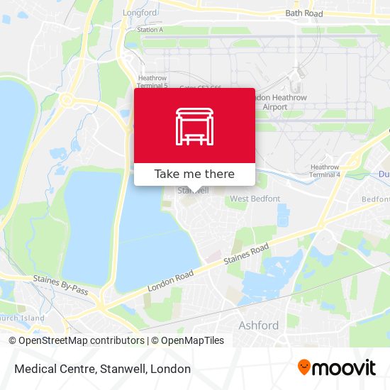 Medical Centre, Stanwell map