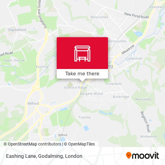 Eashing Lane, Godalming map
