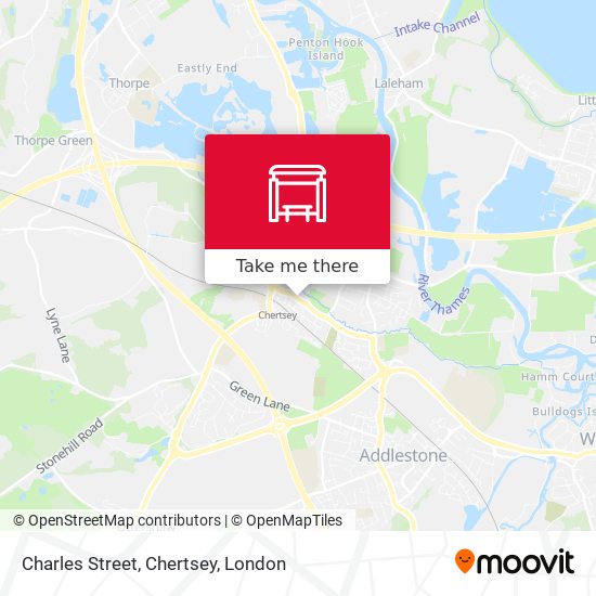 Charles Street, Chertsey map