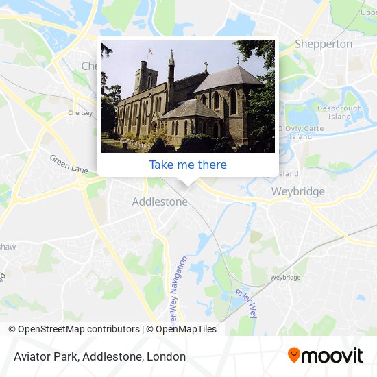 Aviator Park, Addlestone map