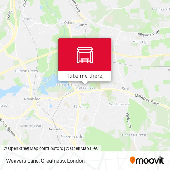 Weavers Lane, Greatness map