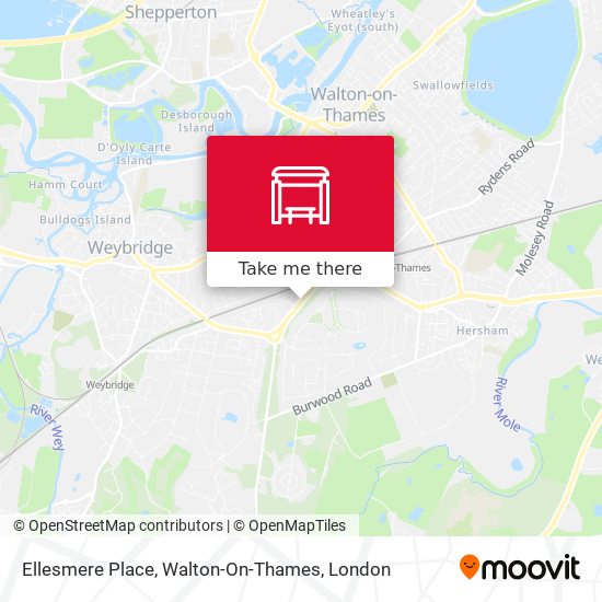 Ellesmere Place, Walton-On-Thames map
