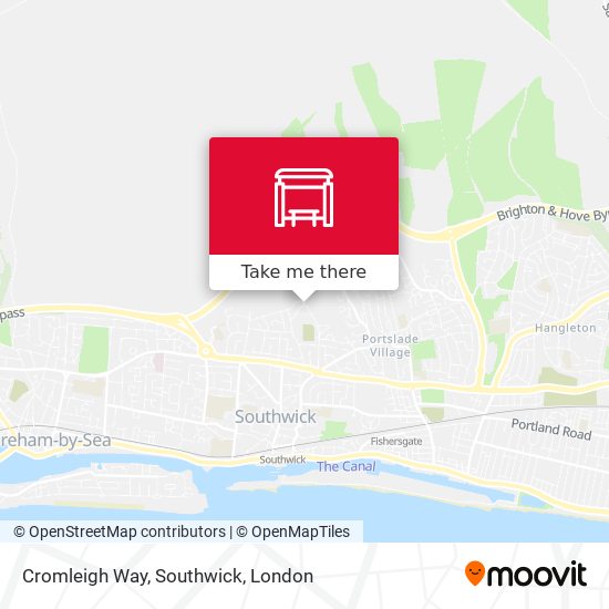 Cromleigh Way, Southwick map