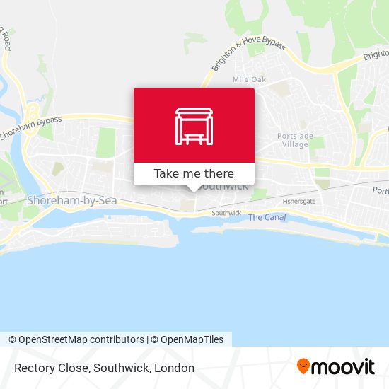 Rectory Close, Southwick map