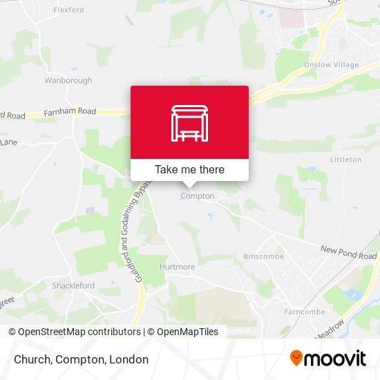 Church, Compton map
