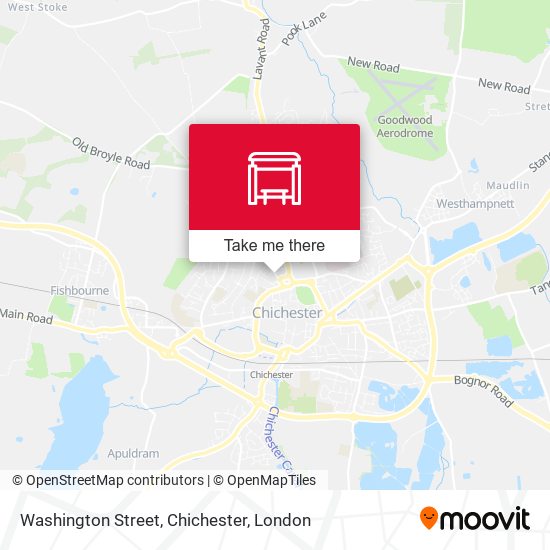 Washington Street, Chichester map