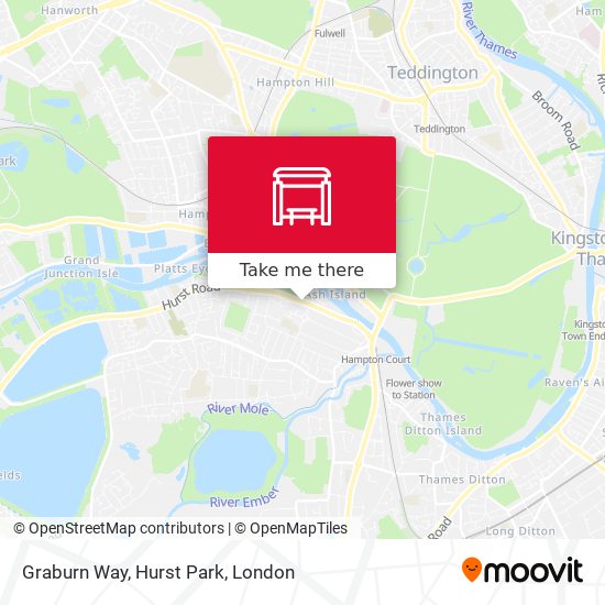 Graburn Way, Hurst Park map