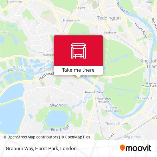 Graburn Way, Hurst Park map