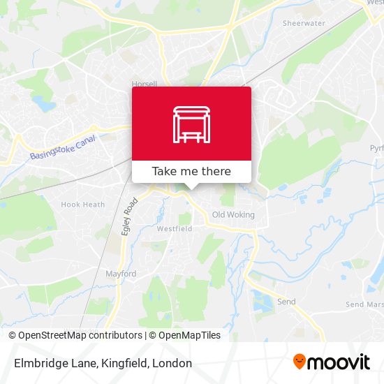 Elmbridge Lane, Kingfield map