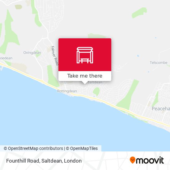 Founthill Road, Saltdean map