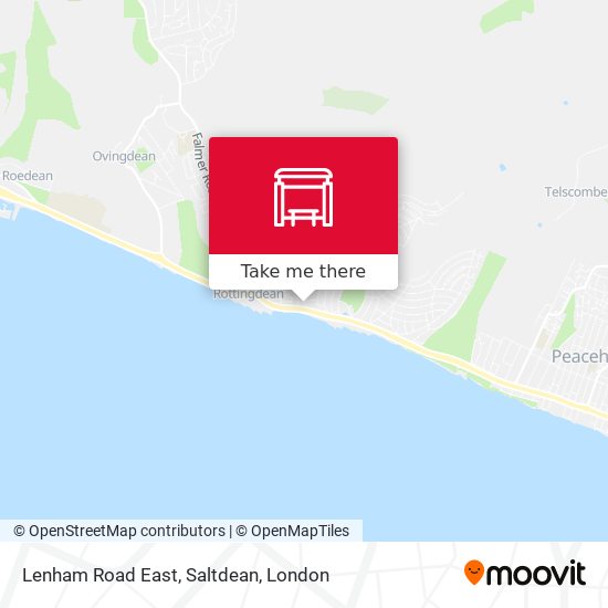 Lenham Road East, Saltdean map